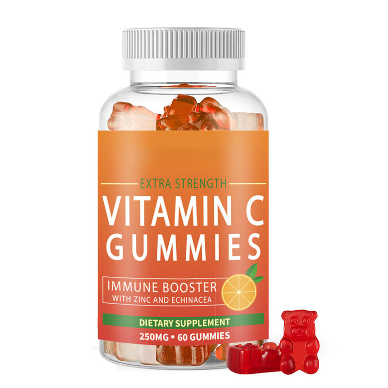 Oem Private Label Vitamin And Supplements Vitamin C Gummies For Skin Whitening And Immunity Enhancement