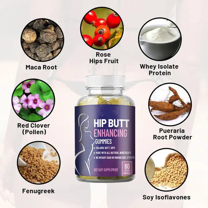 Good Quality Healthcare Supplements Butt Enlargement And Breast Enlargement Gummies Hip And Big Butt Enlargement Gummies