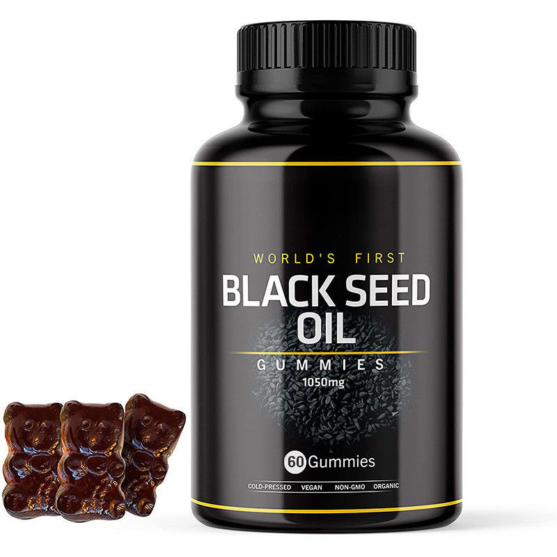 Oem Customized Immune Support Joints Digestion Skin Glow Hair Nails Skin Black Seed Oil Gummies