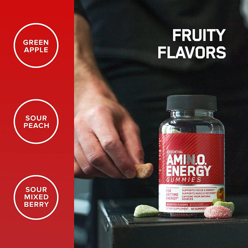 Oem Private Label Vegan Supplements Amino Energy Gummies To Support Focus Muscle Recovery