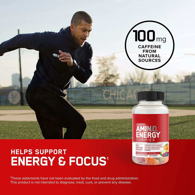 Oem Private Label Vegan Supplements Amino Energy Gummies To Support Focus Muscle Recovery