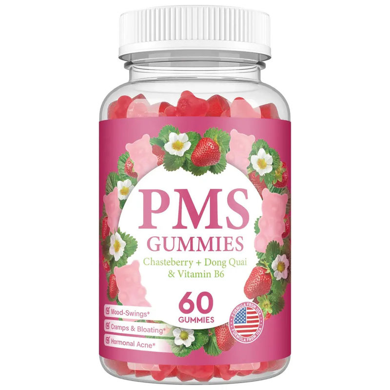 Sugar Free Gummies Period Relief Hormone Balance Pms Gummies For Relief Women's Menstrual Pain Pms Support Gummies