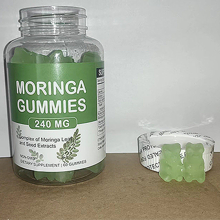 Oem Vegan Supplement Gummy Moringa Gummies For Antioxidant Energy And Immune Support