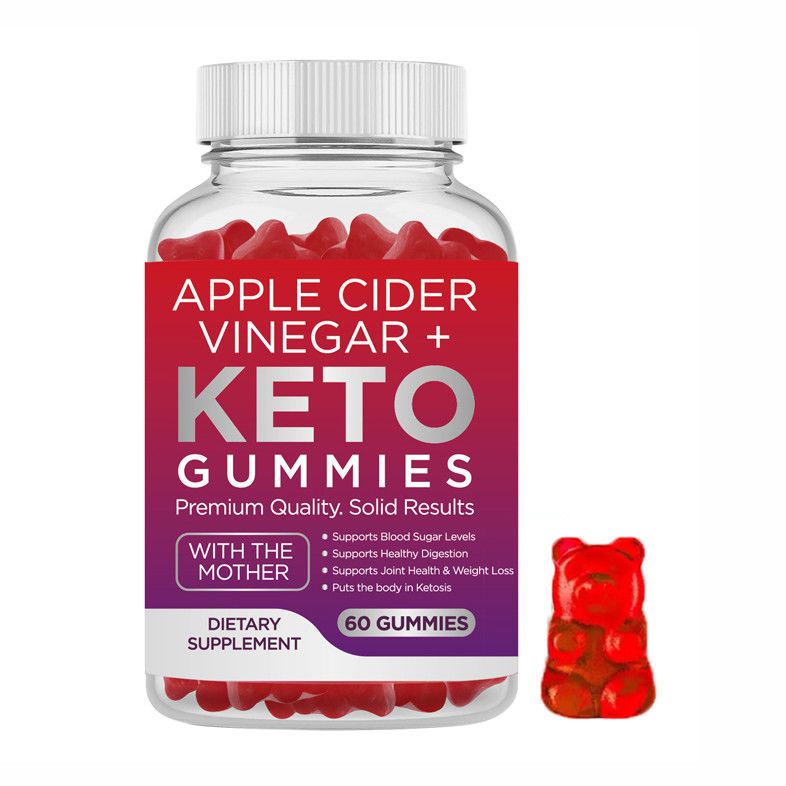 Oem Private Label Supplements 60 Counts Apple Cider Vinegar Acv Keto Bhb Gummies Jelly Candy Gummy