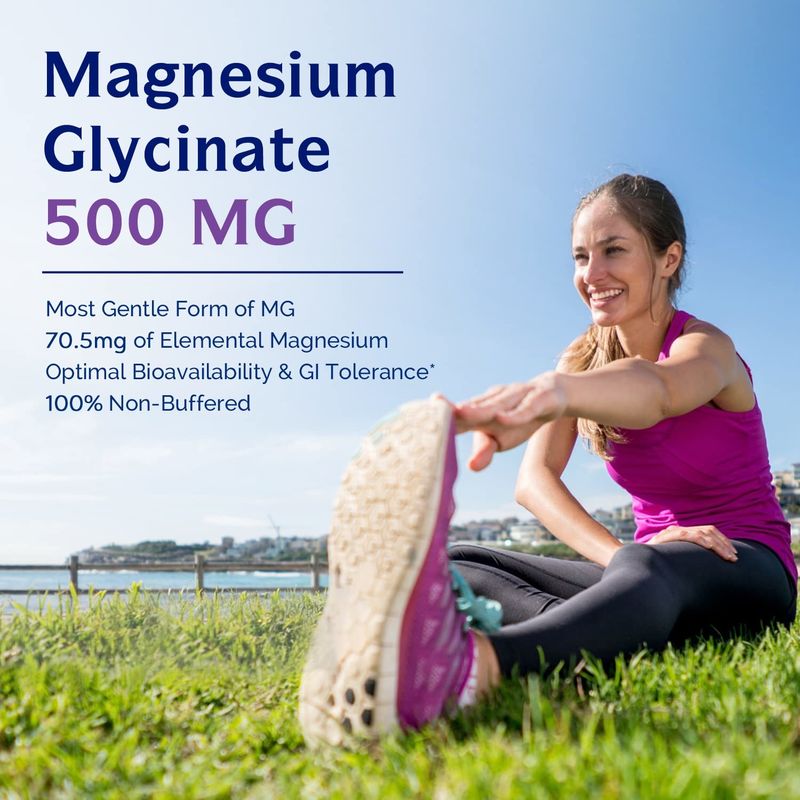 Oem Magnesium Glycinate Capsules Support Stress Relief, Sleep, Heart Health, Nerves, Muscles And Bone Support