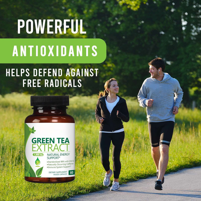 Oem Private Label Herbal Health Supplement Green Tea Capsules Support Heart And Antioxidant Health Green Tea Capsules