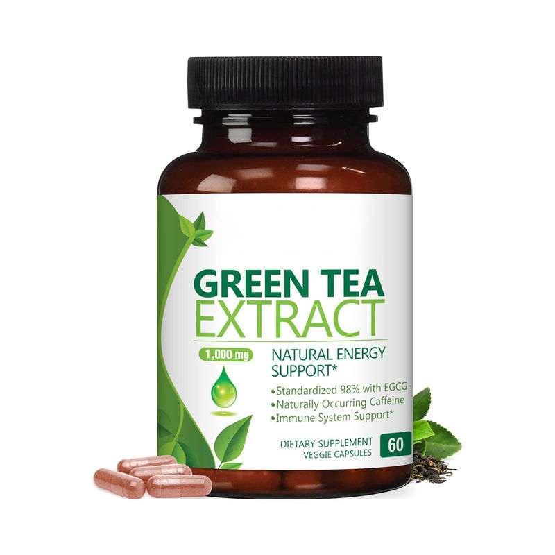 Oem Private Label Herbal Health Supplement Green Tea Capsules Support Heart And Antioxidant Health Green Tea Capsules