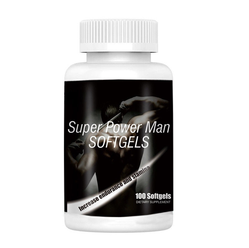 Oem Private Label Customized Formula Hot Sales Man Supplements Super Power Softgel Capsules