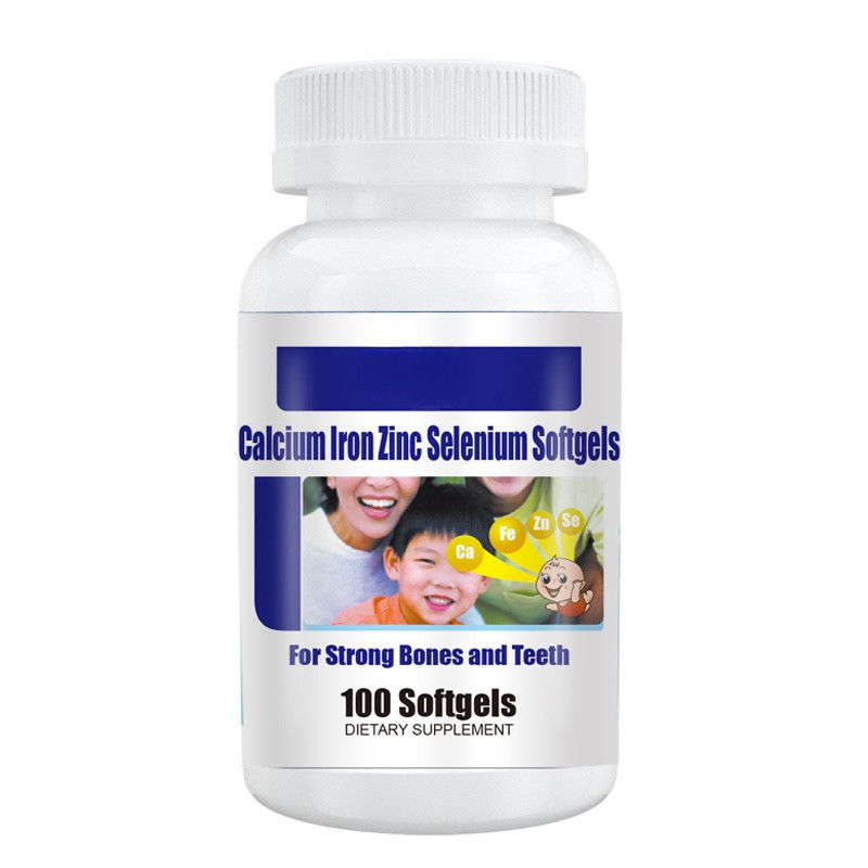 Oem Private Label Custom Formula Multivitamin And Minerals Supplements Calcium Iron Zinc Selenium Softgel Capsules