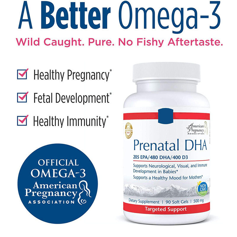Oem Pregnancy Supplement Dha/epa Omega 3 Softgel To Supports Brain Development In Babies During Pregnancy