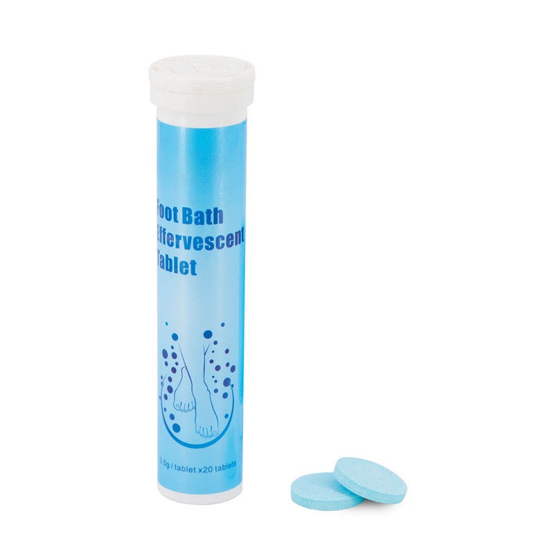 Oem Private Label Customized Formula Mint Extract Foot Care Effervescent Tablets To Remove Foot Odor And Beriberi
