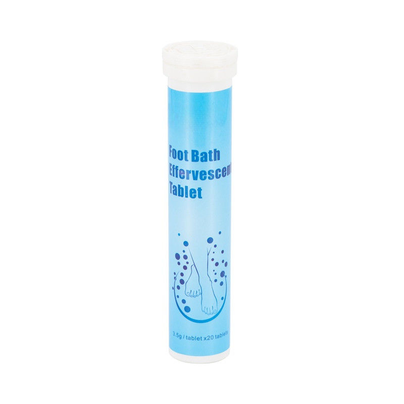Oem Private Label Customized Formula Mint Extract Foot Care Effervescent Tablets To Remove Foot Odor And Beriberi