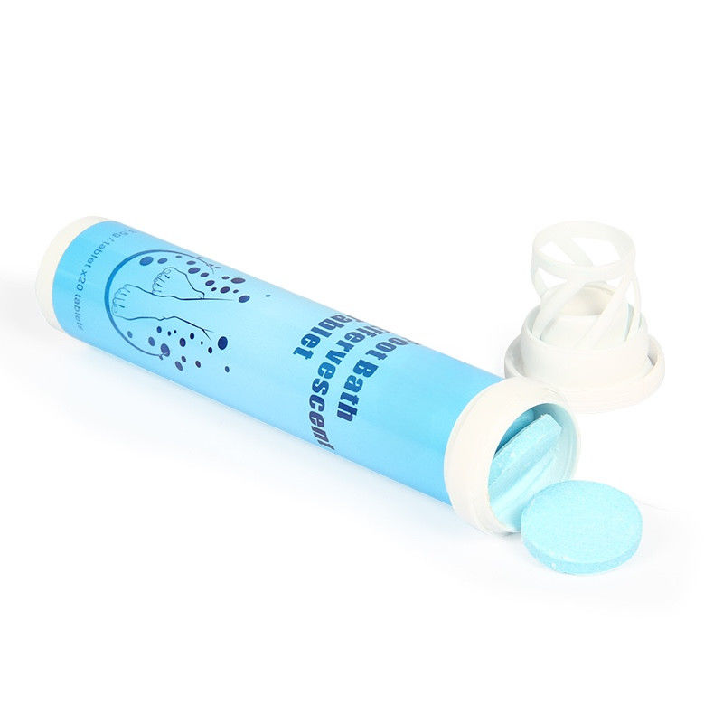 Oem Private Label Customized Formula Mint Extract Foot Care Effervescent Tablets To Remove Foot Odor And Beriberi