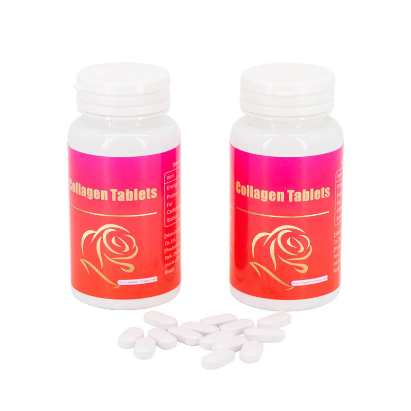 Oem Private Label Customized Formula Supplements Skin Whitening Capsules Chewable Swallow Collagen Tablet