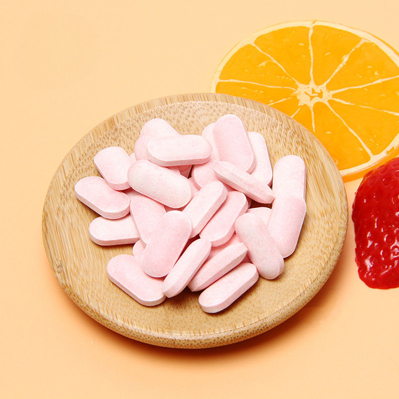 Oem Private Label Skin Whitening Immunity Supplements Custom Vitamin C 100mg 500mg Chewable Tablets